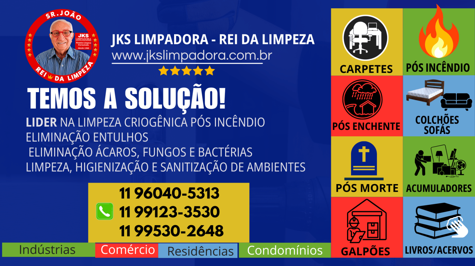 jks limpadora rei da limpeza com garantia